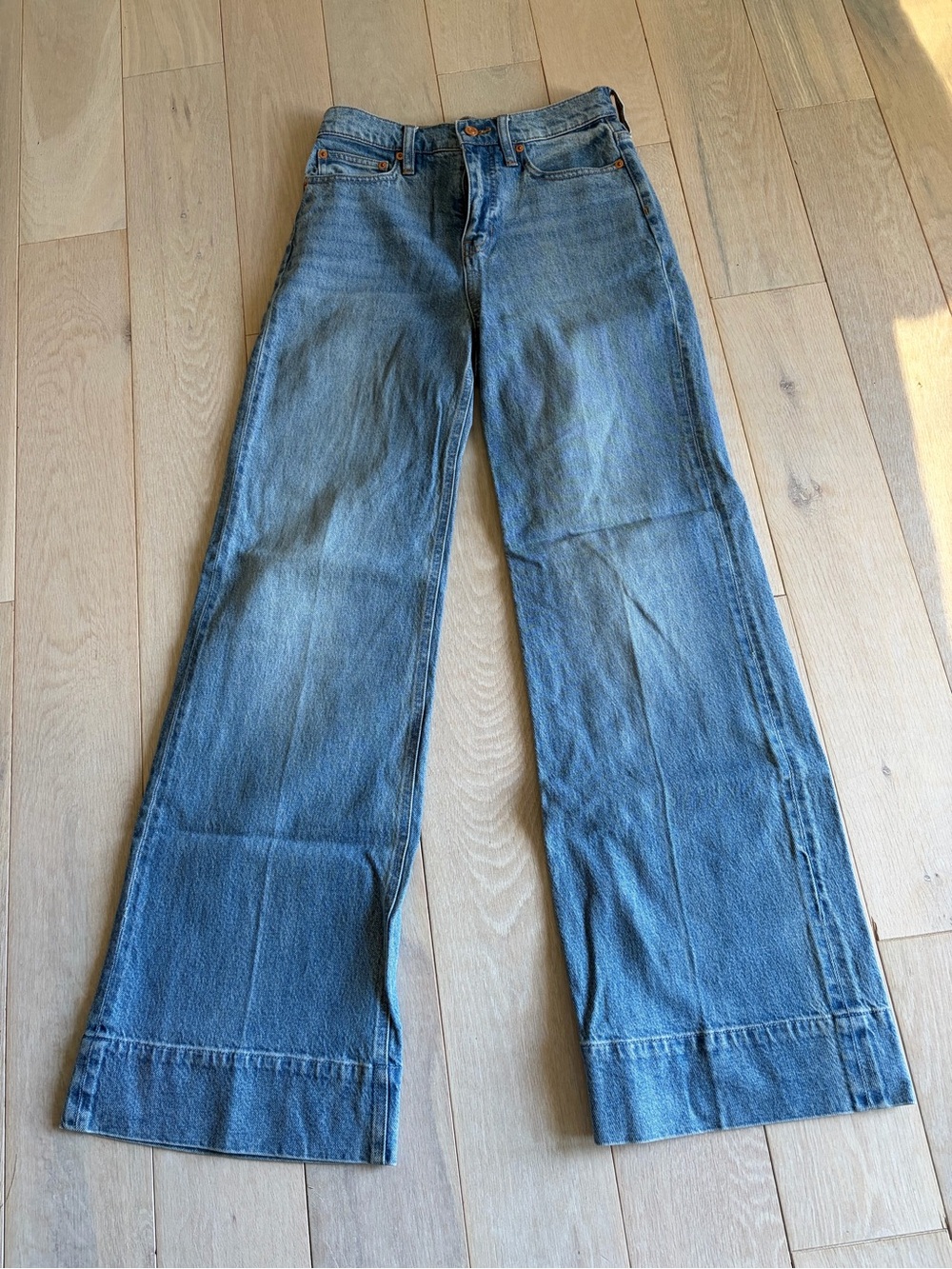 J. Crew Light Blue Wide Leg Trouser Jeans size 26